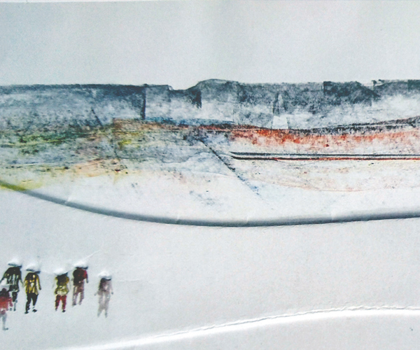 থমকে থাকা মানুষ আর দেয়াল