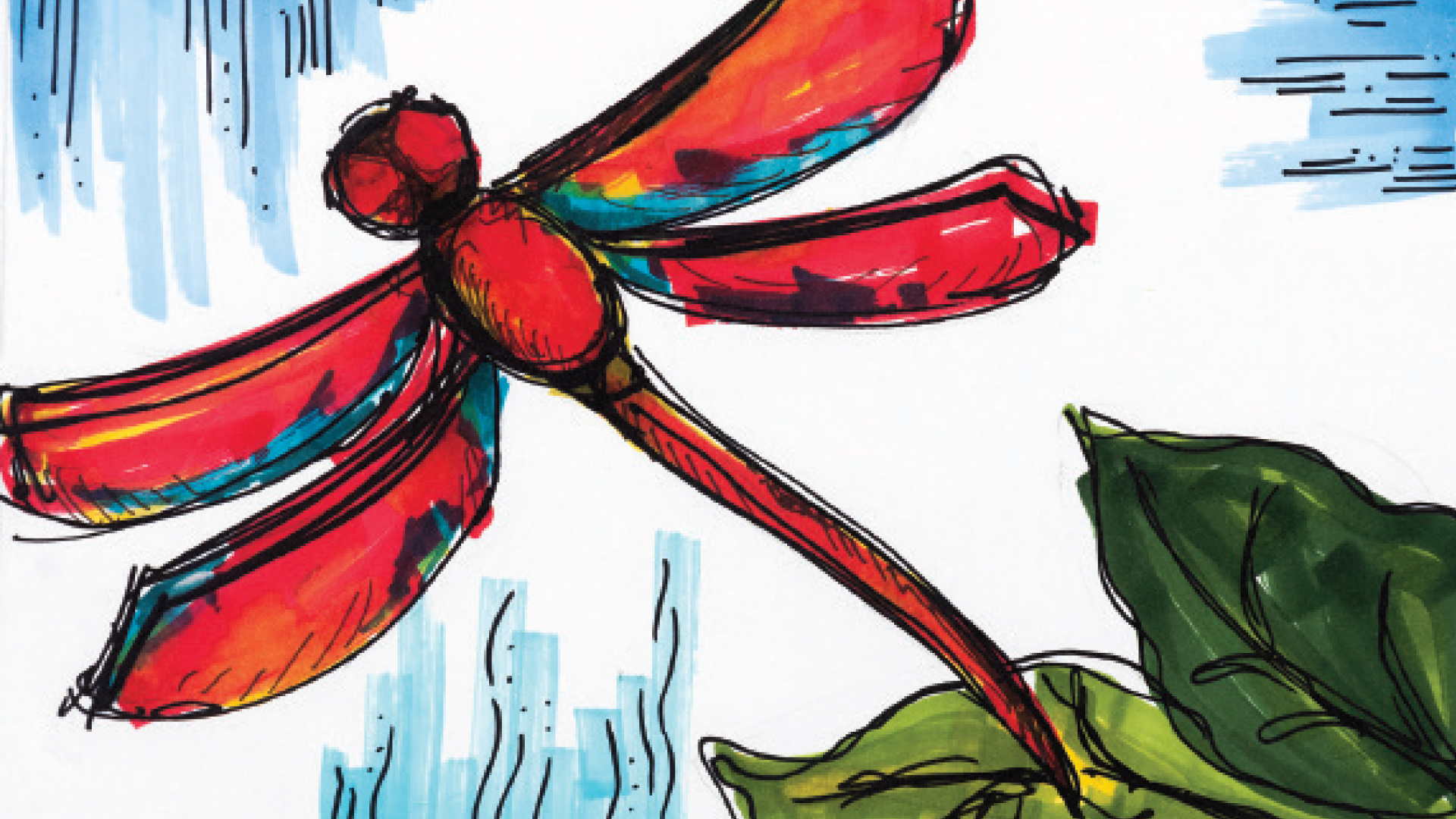 একটি লাল ফড়িংয়ের গল্প